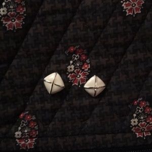 Vintage white earrings
